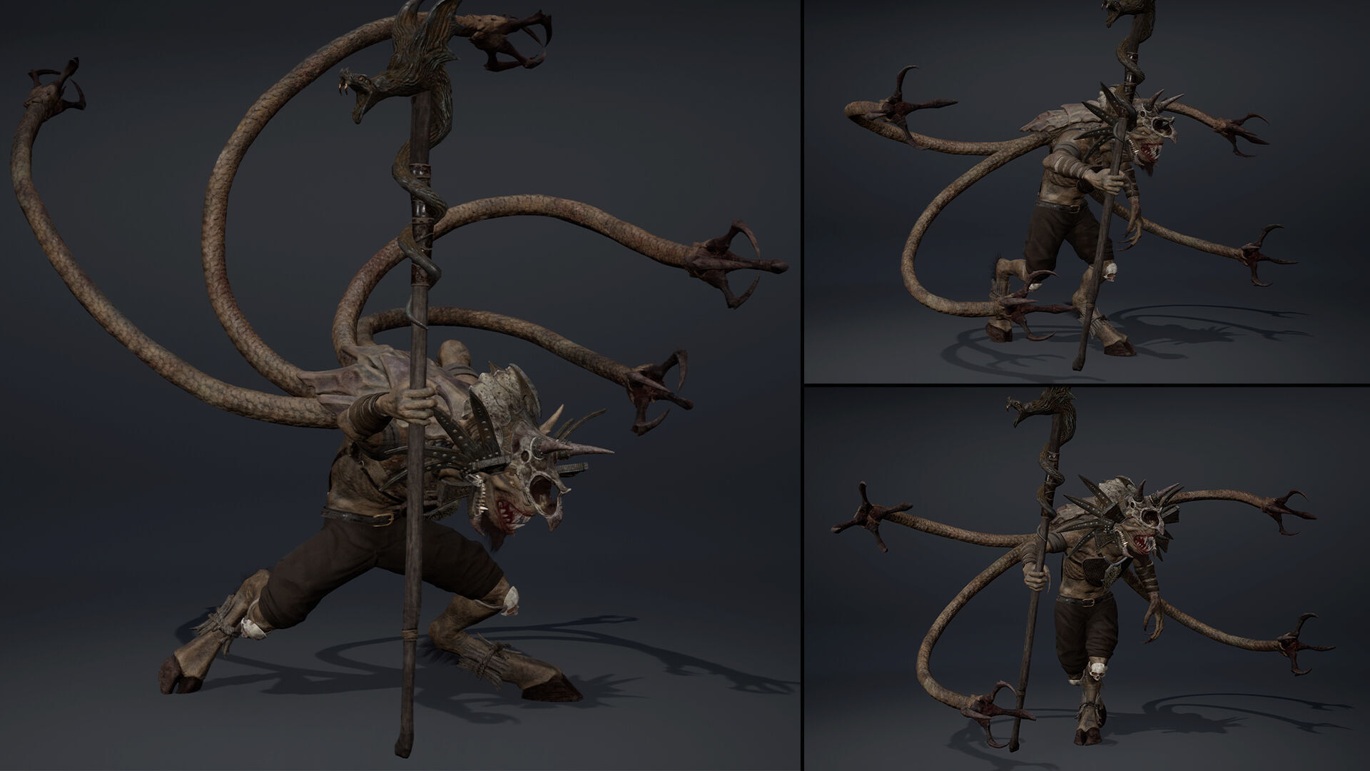 Ember Mage Tentacle Low-poly 3D model_6