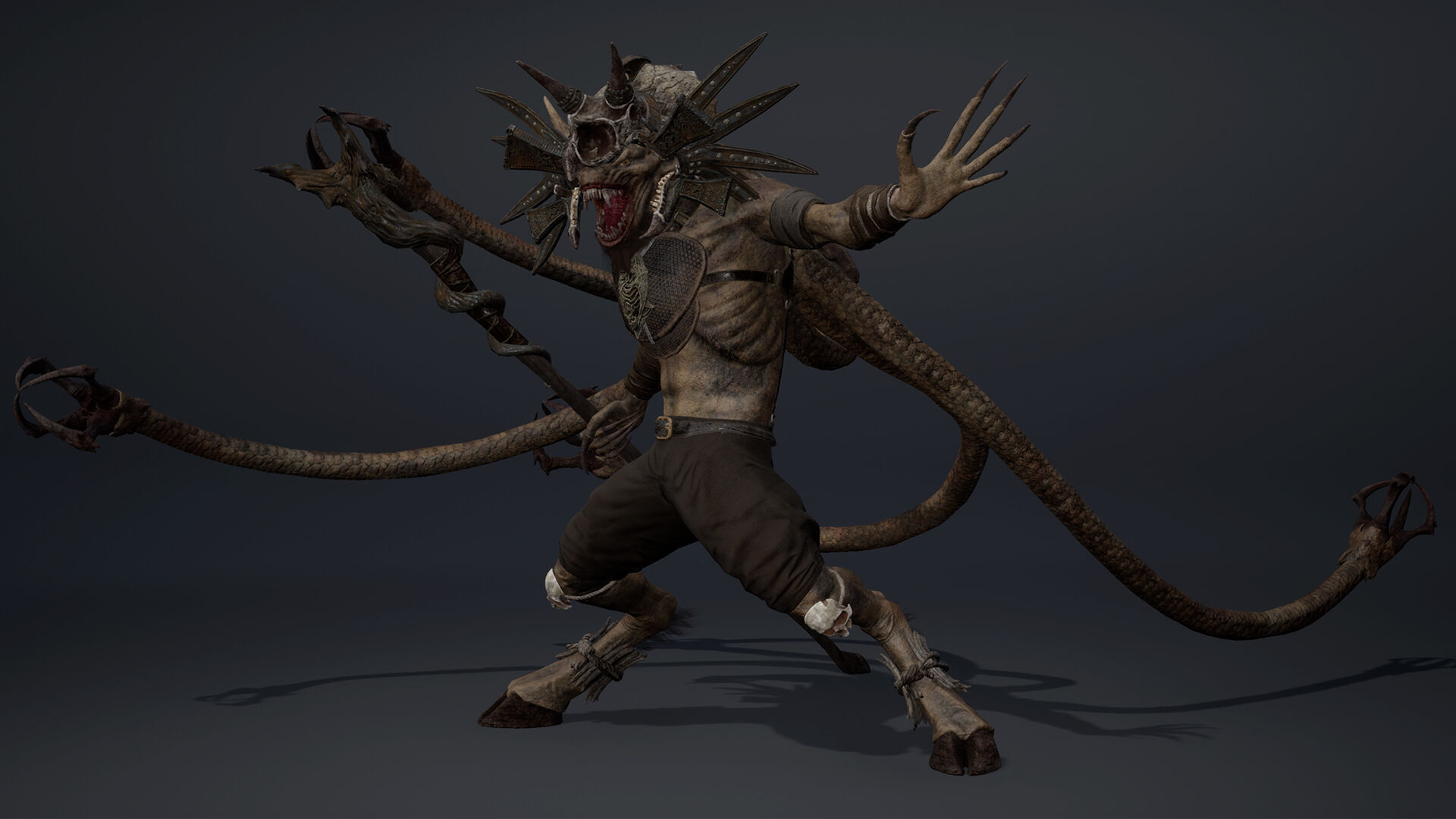 Ember Mage Tentacle Low-poly 3D model_14