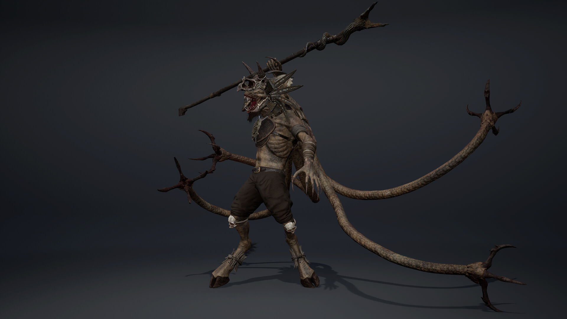 Ember Mage Tentacle Low-poly 3D model_13