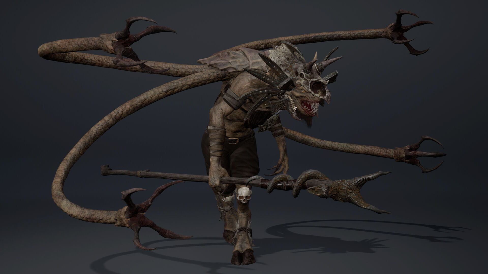 Ember Mage Tentacle Low-poly 3D model_18