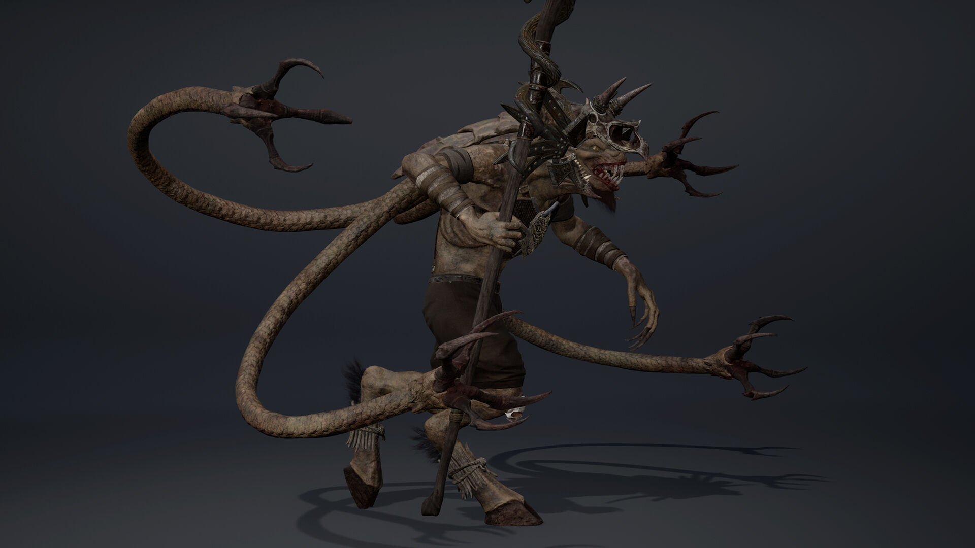 Ember Mage Tentacle Low-poly 3D model_19