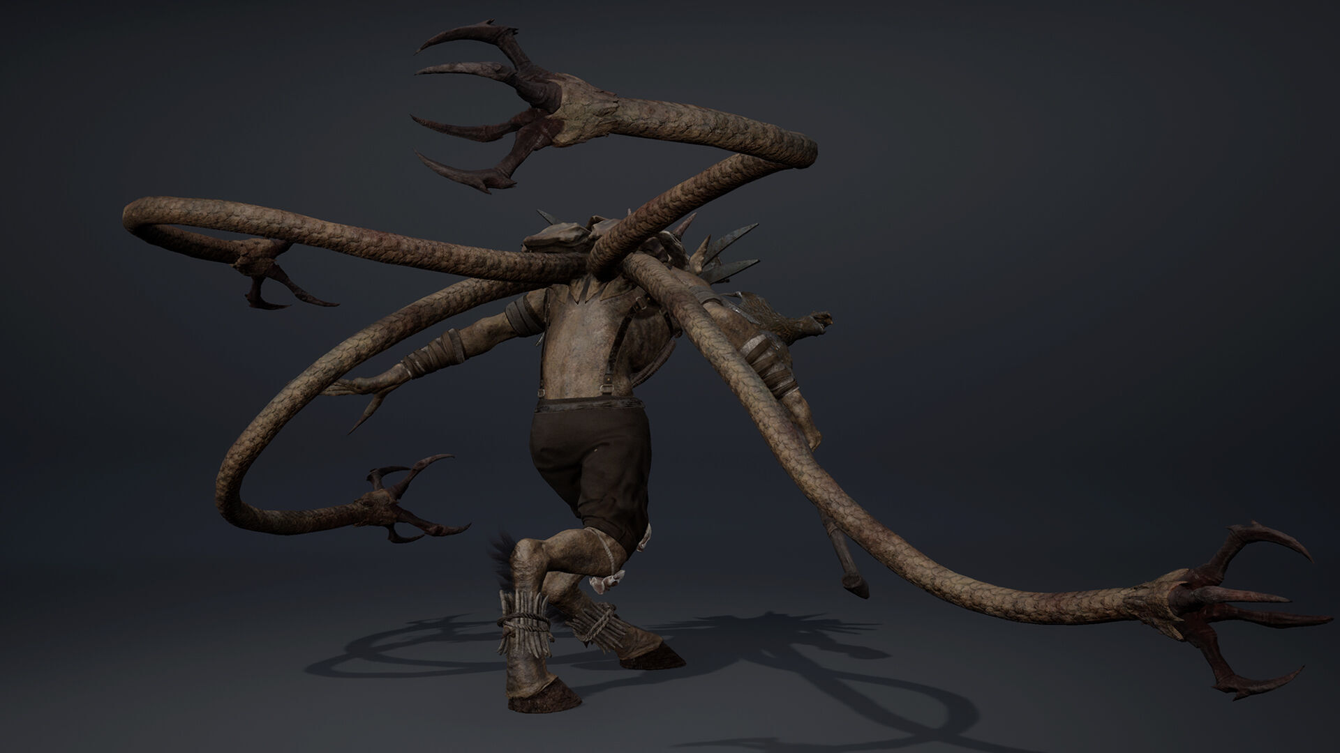 Ember Mage Tentacle Low-poly 3D model_16