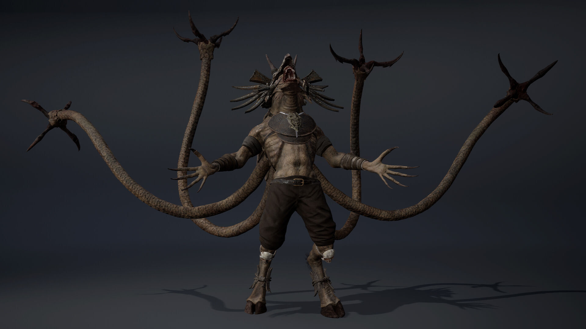 Ember Mage Tentacle Low-poly 3D model_17