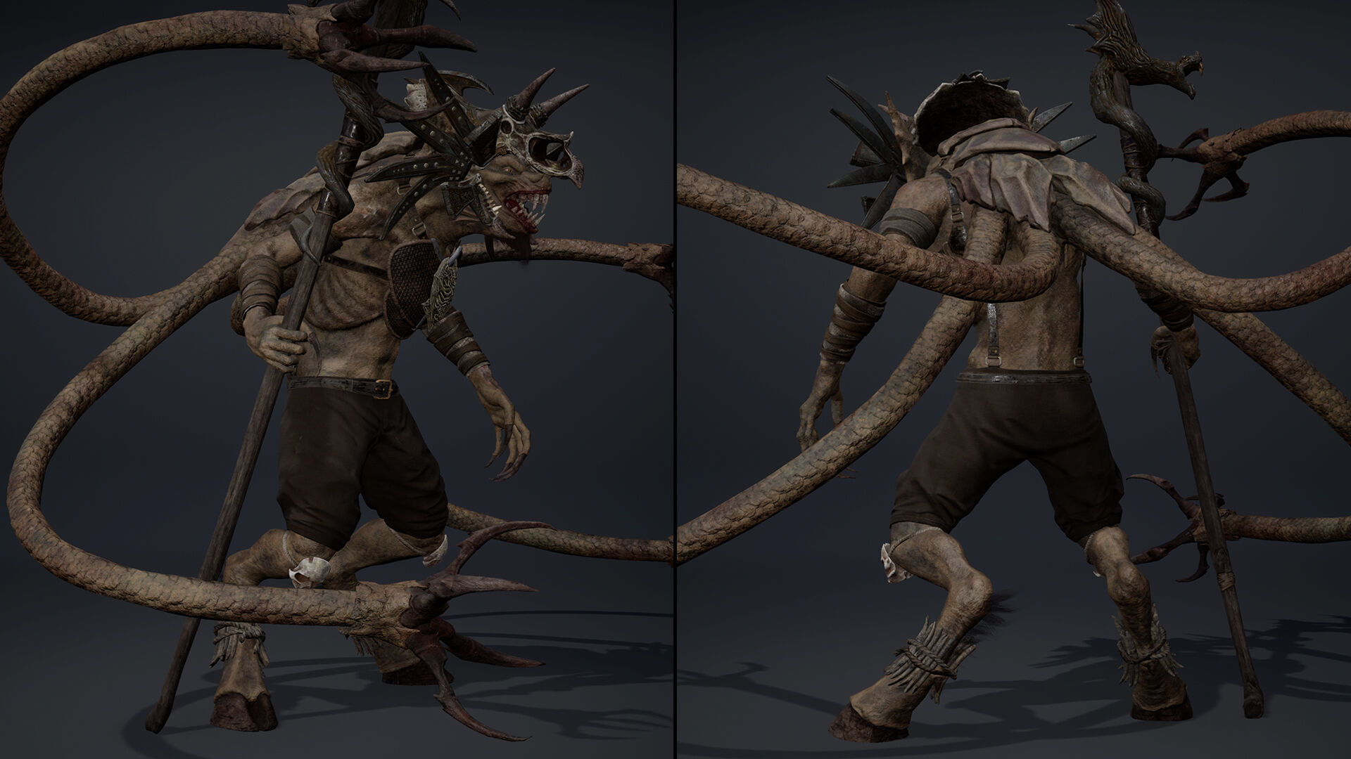 Ember Mage Tentacle Low-poly 3D model_5