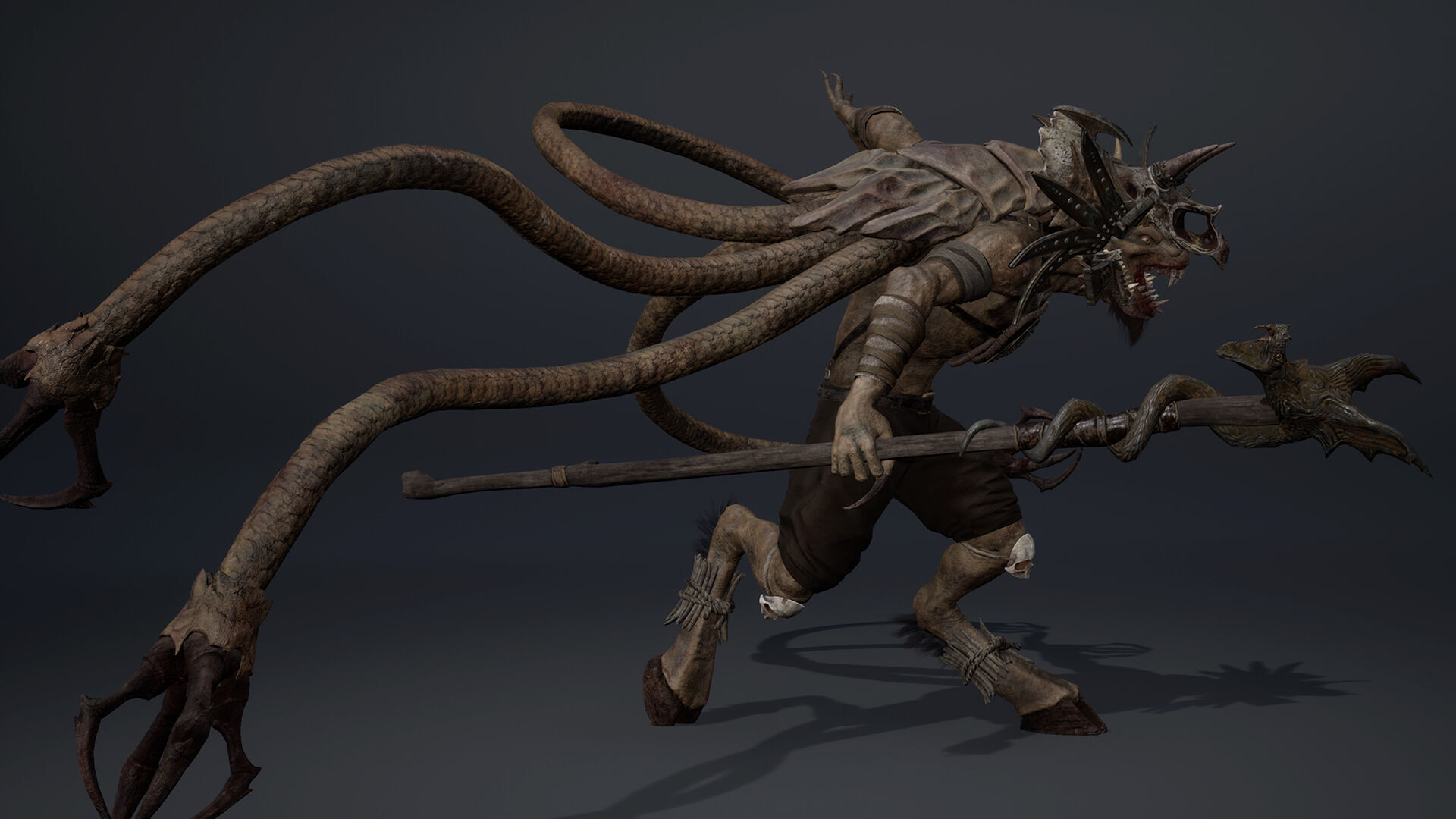 Ember Mage Tentacle Low-poly 3D model_12