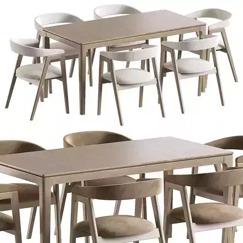 Trevor chair and Milford table