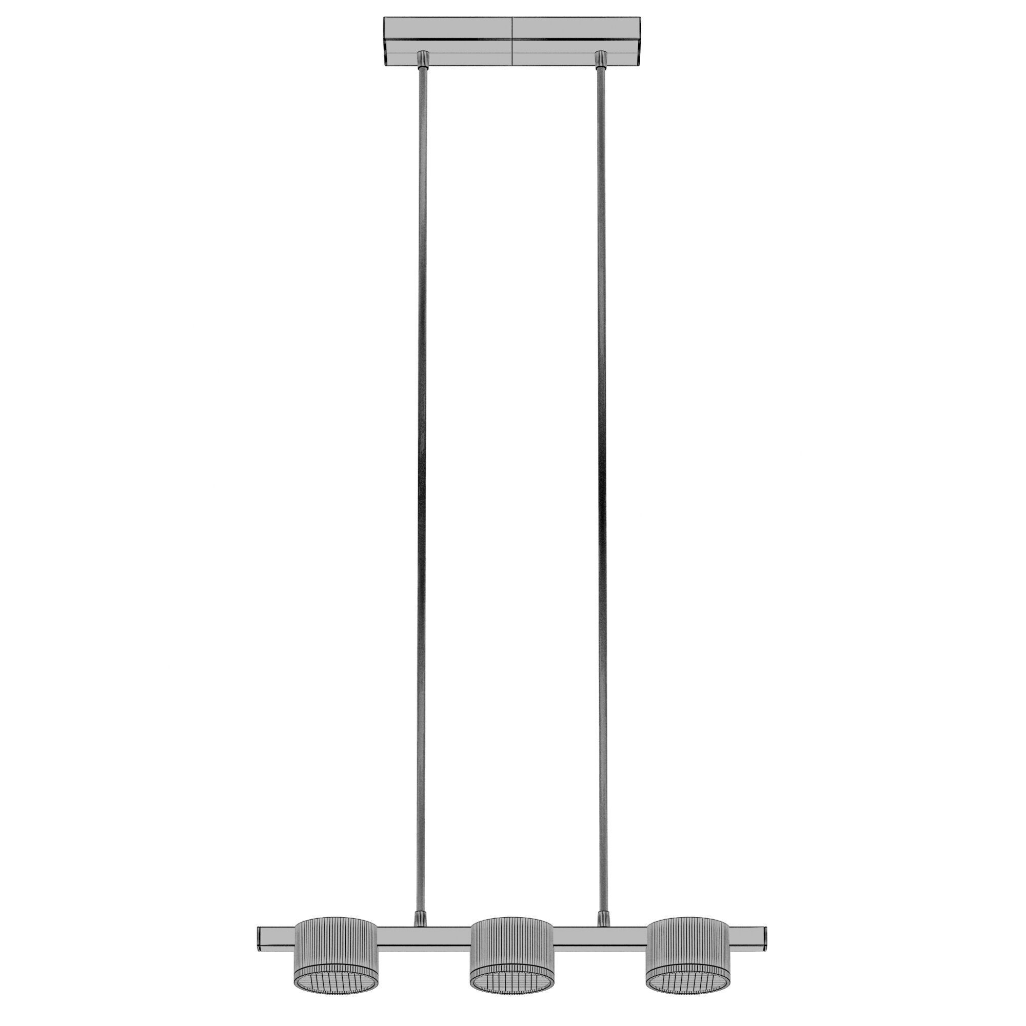 Pendant row lamp Goldlux Mirella 3D model_5