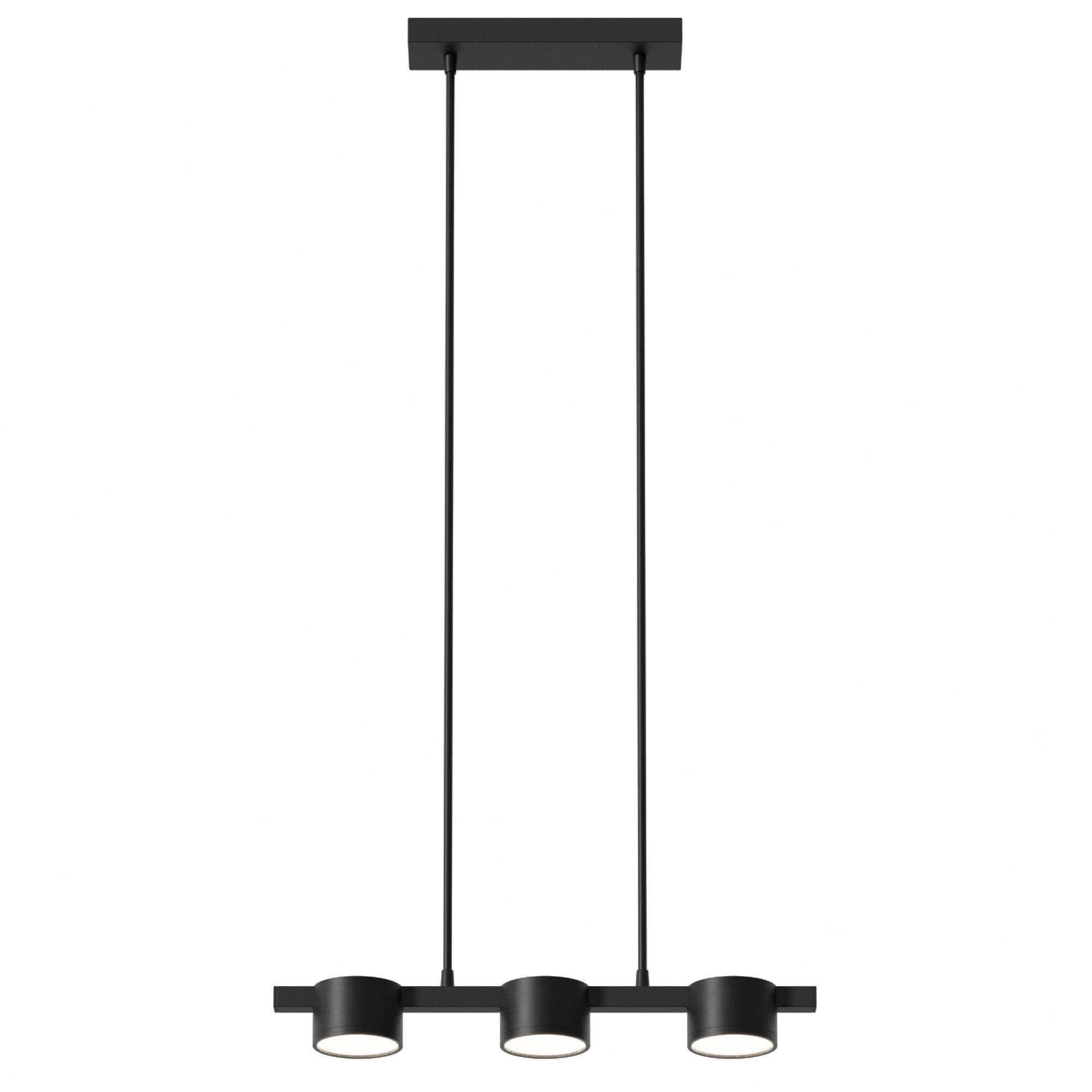 Pendant row lamp Goldlux Mirella 3D model_2