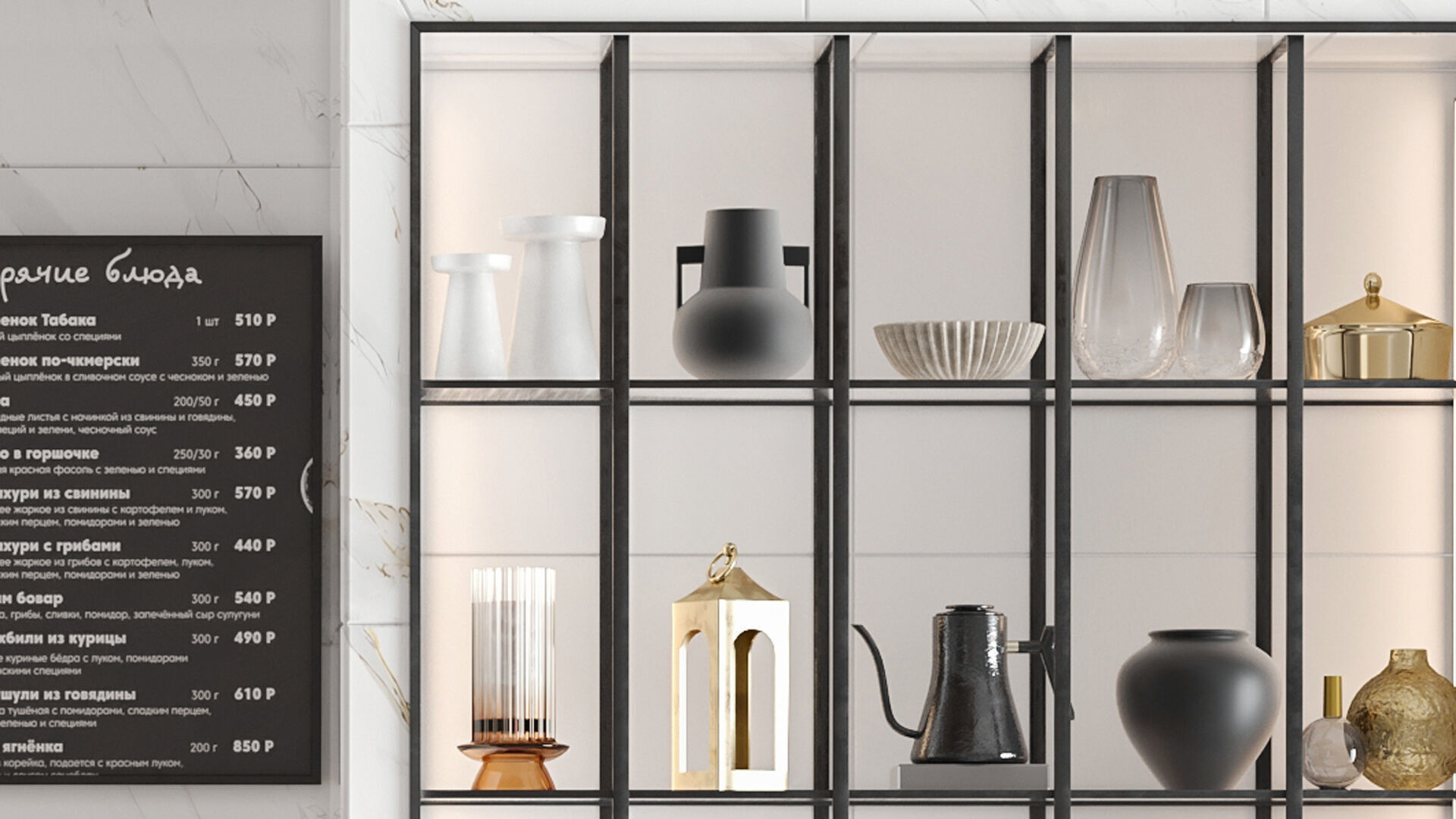 Coffee point with coffee machine and desserts in TRC 888 3D model_6