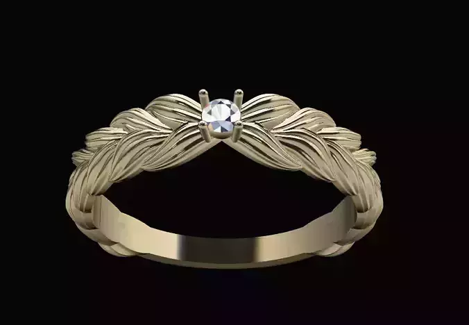 Hair weave ring