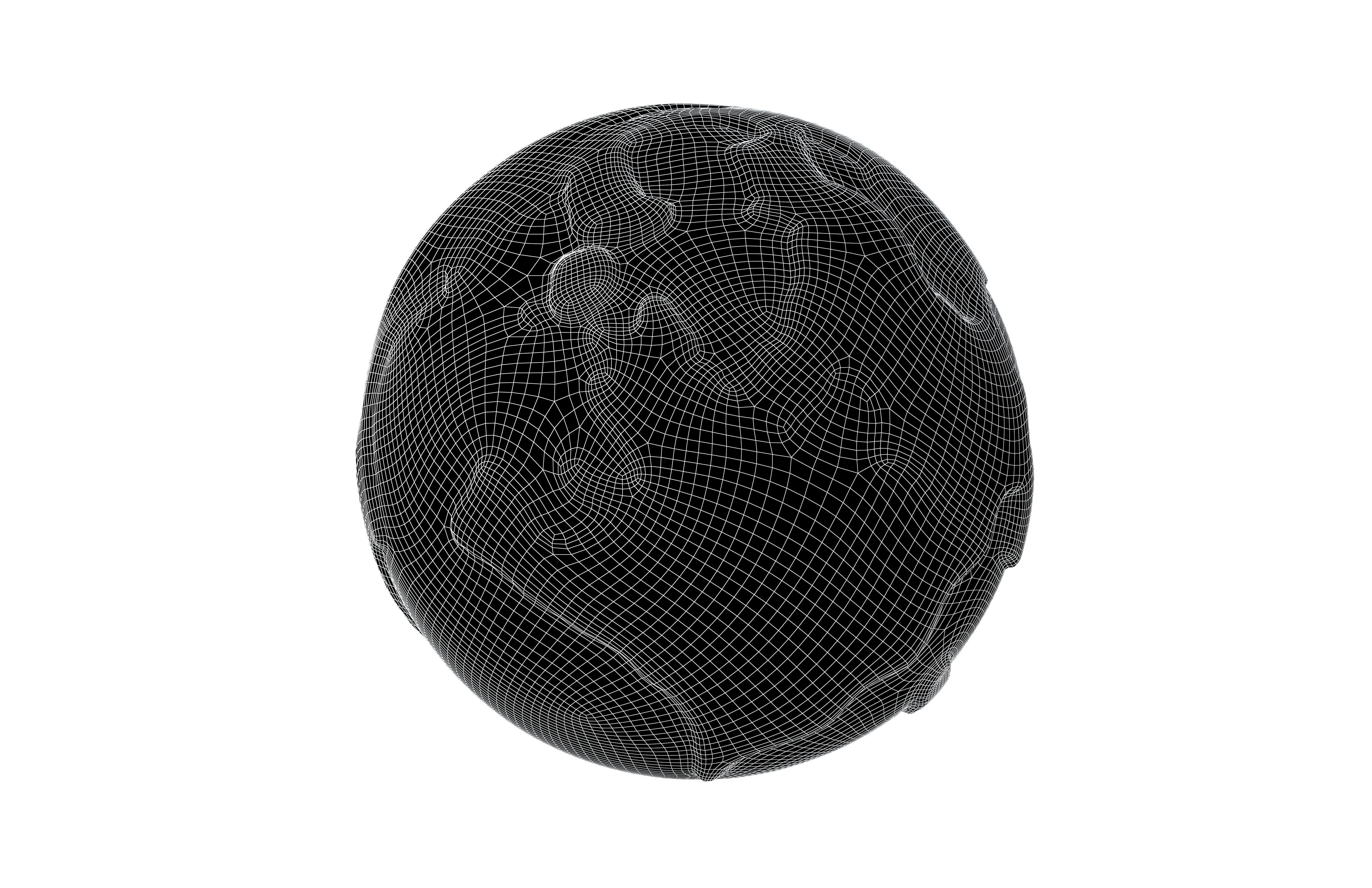 Cartoon Earth v1 001 Low-poly 3D model_5