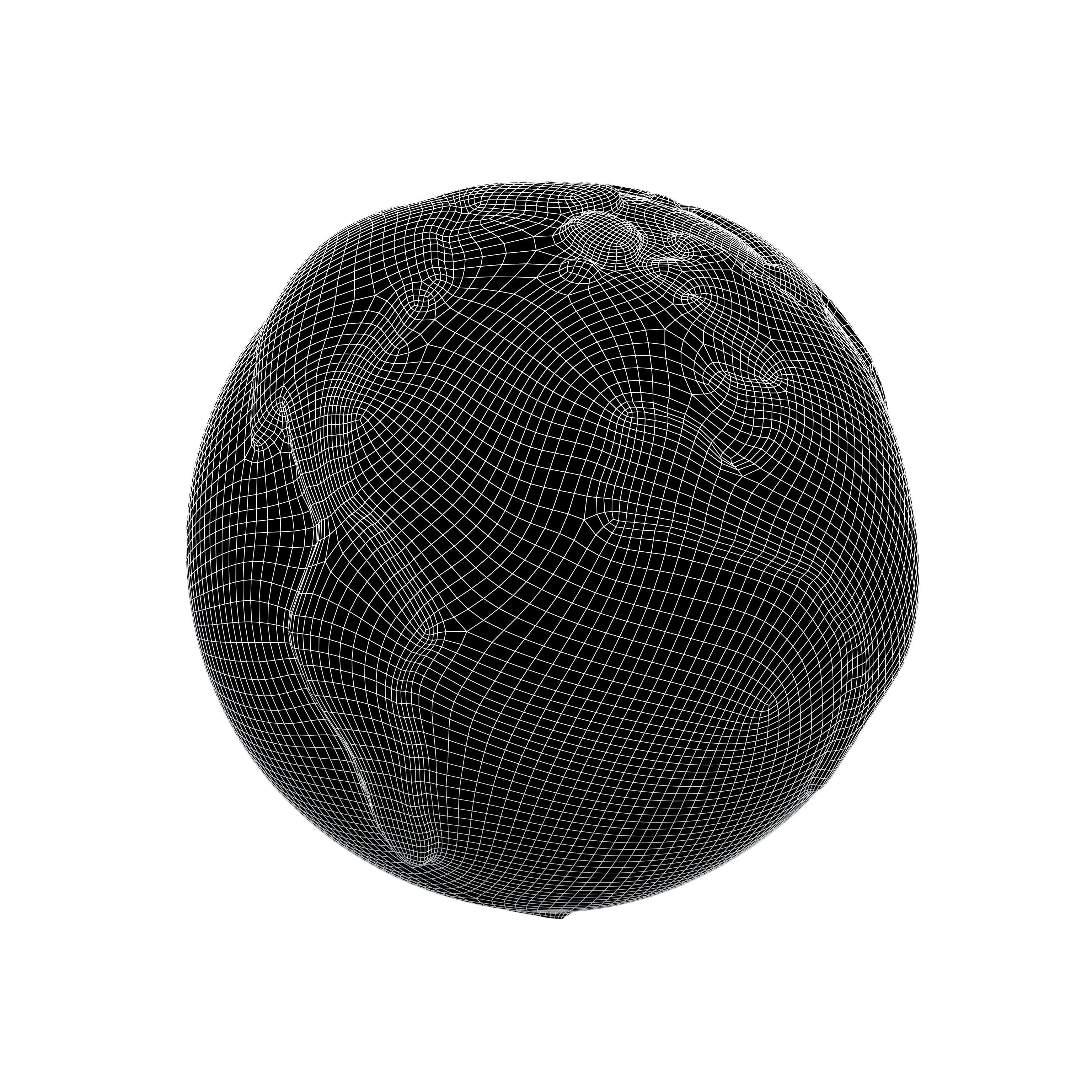 Cartoon Earth v1 001 Low-poly 3D model_4