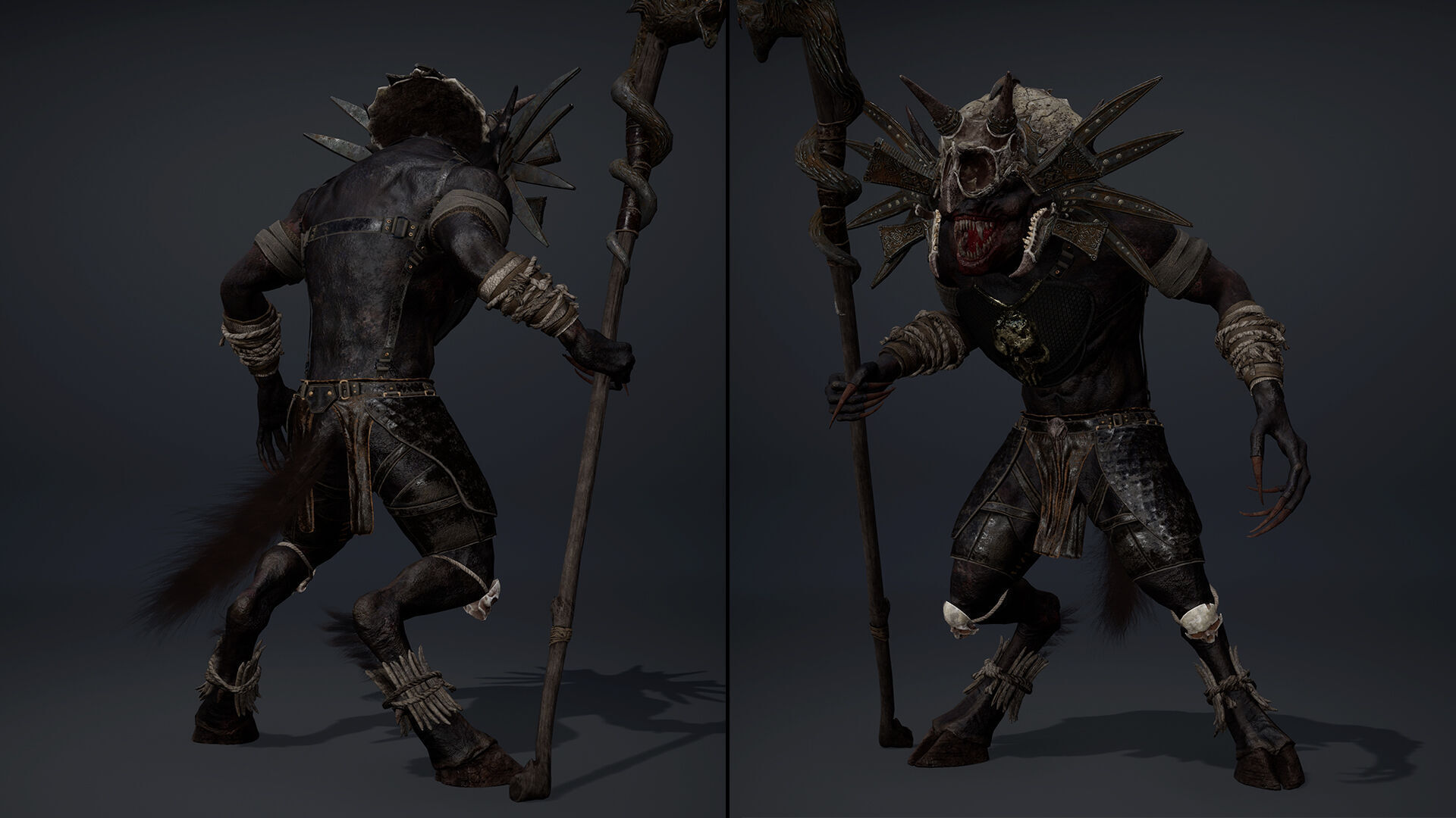 Ember Mage Arm2 Brutal Low-poly 3D model_11