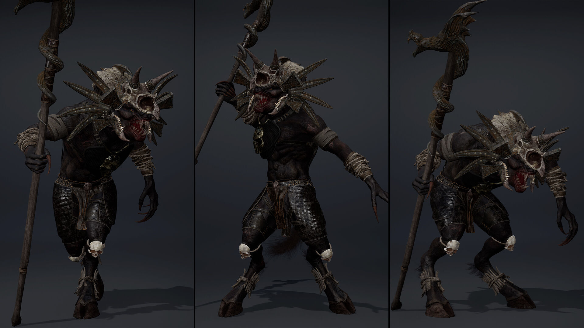 Ember Mage Arm2 Brutal Low-poly 3D model_15