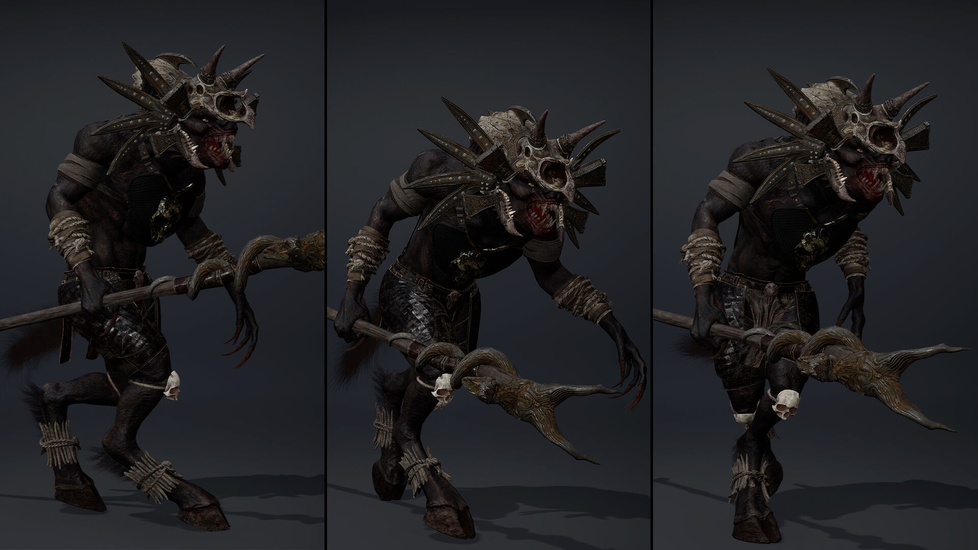 Ember Mage Arm2 Brutal Low-poly 3D model_17