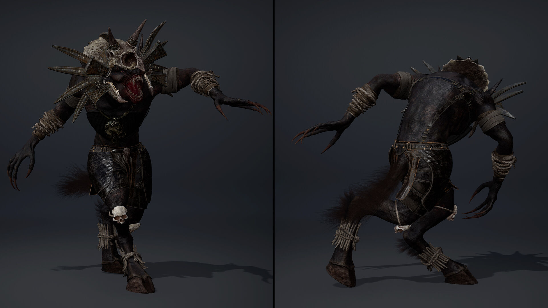 Ember Mage Arm2 Brutal Low-poly 3D model_19