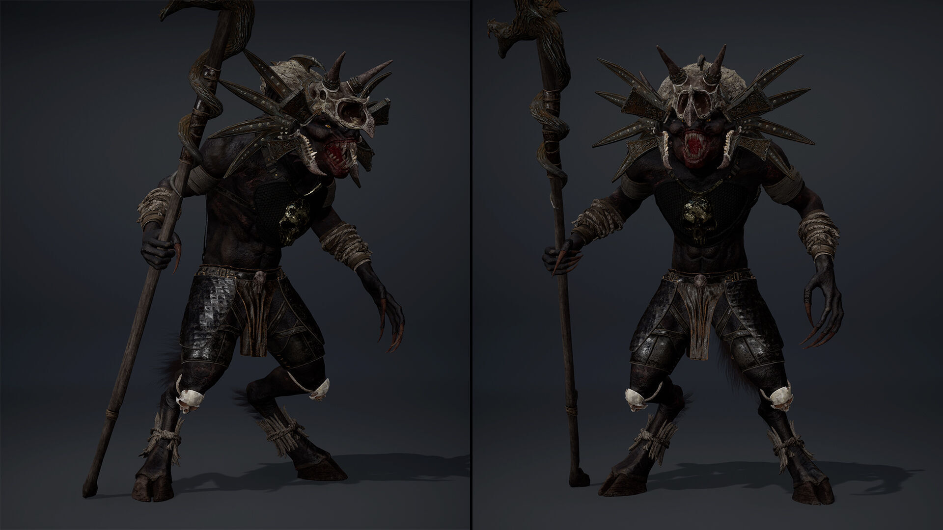 Ember Mage Arm2 Brutal Low-poly 3D model_23