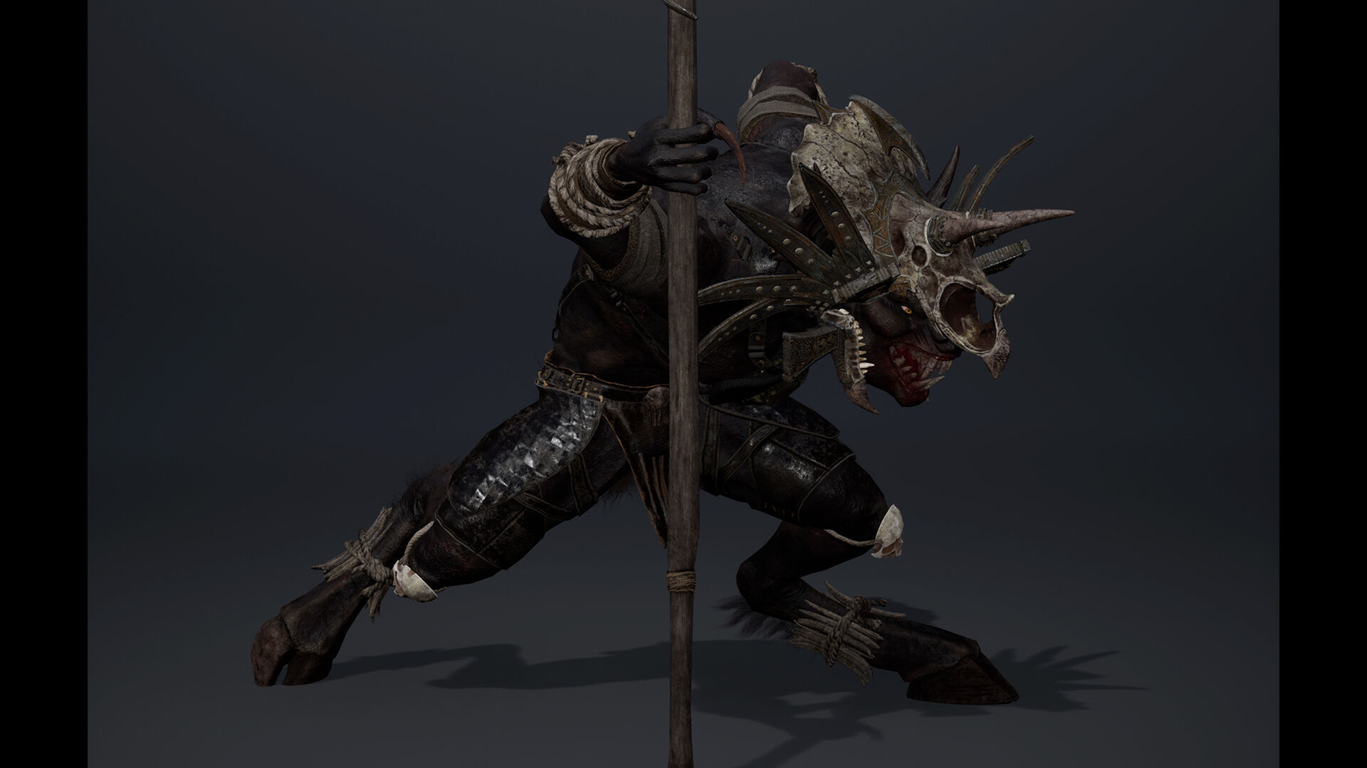 Ember Mage Arm2 Brutal Low-poly 3D model_22