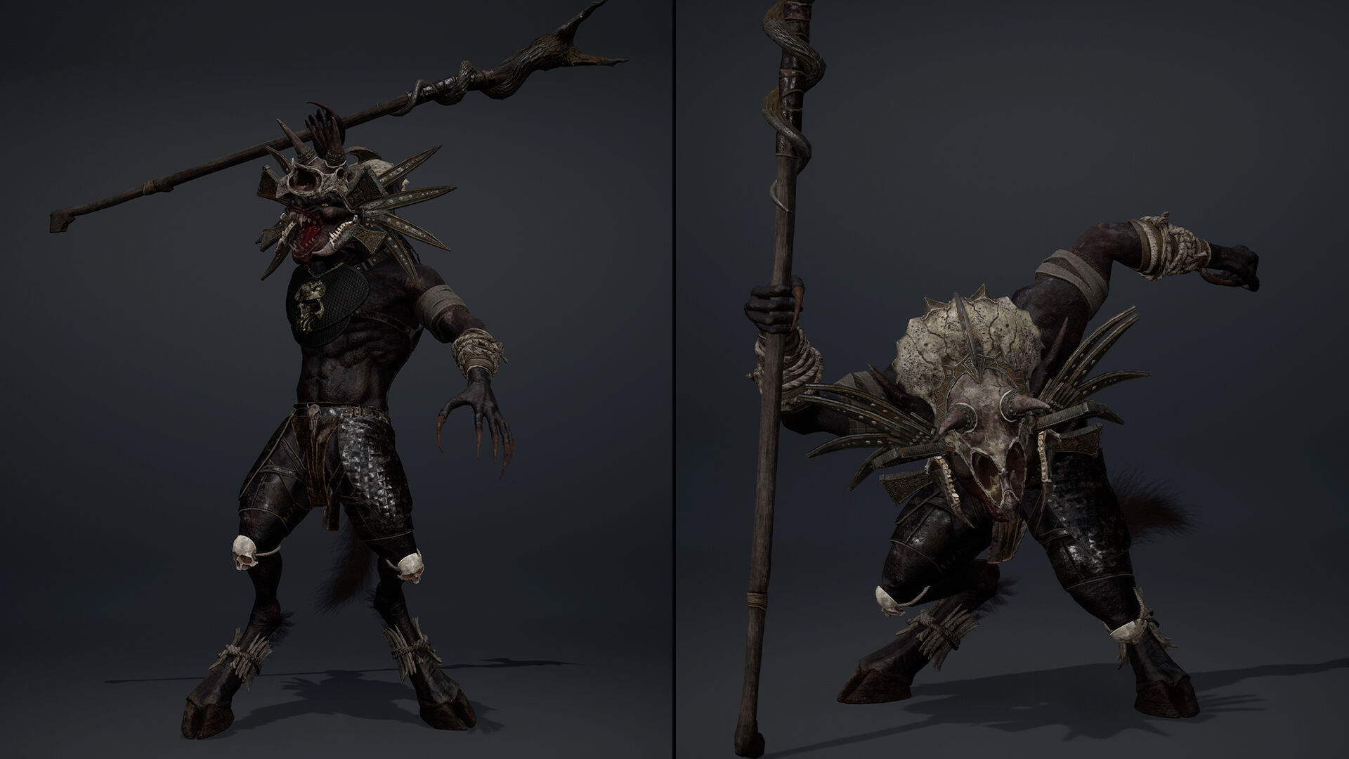 Ember Mage Arm2 Brutal Low-poly 3D model_9