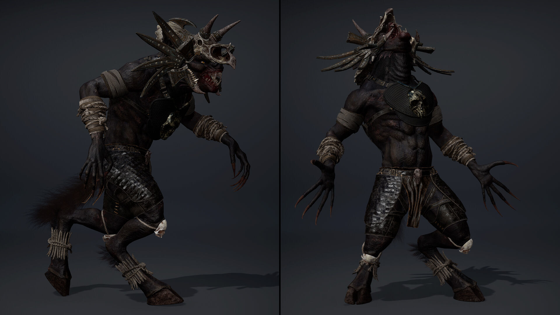 Ember Mage Arm2 Brutal Low-poly 3D model_13