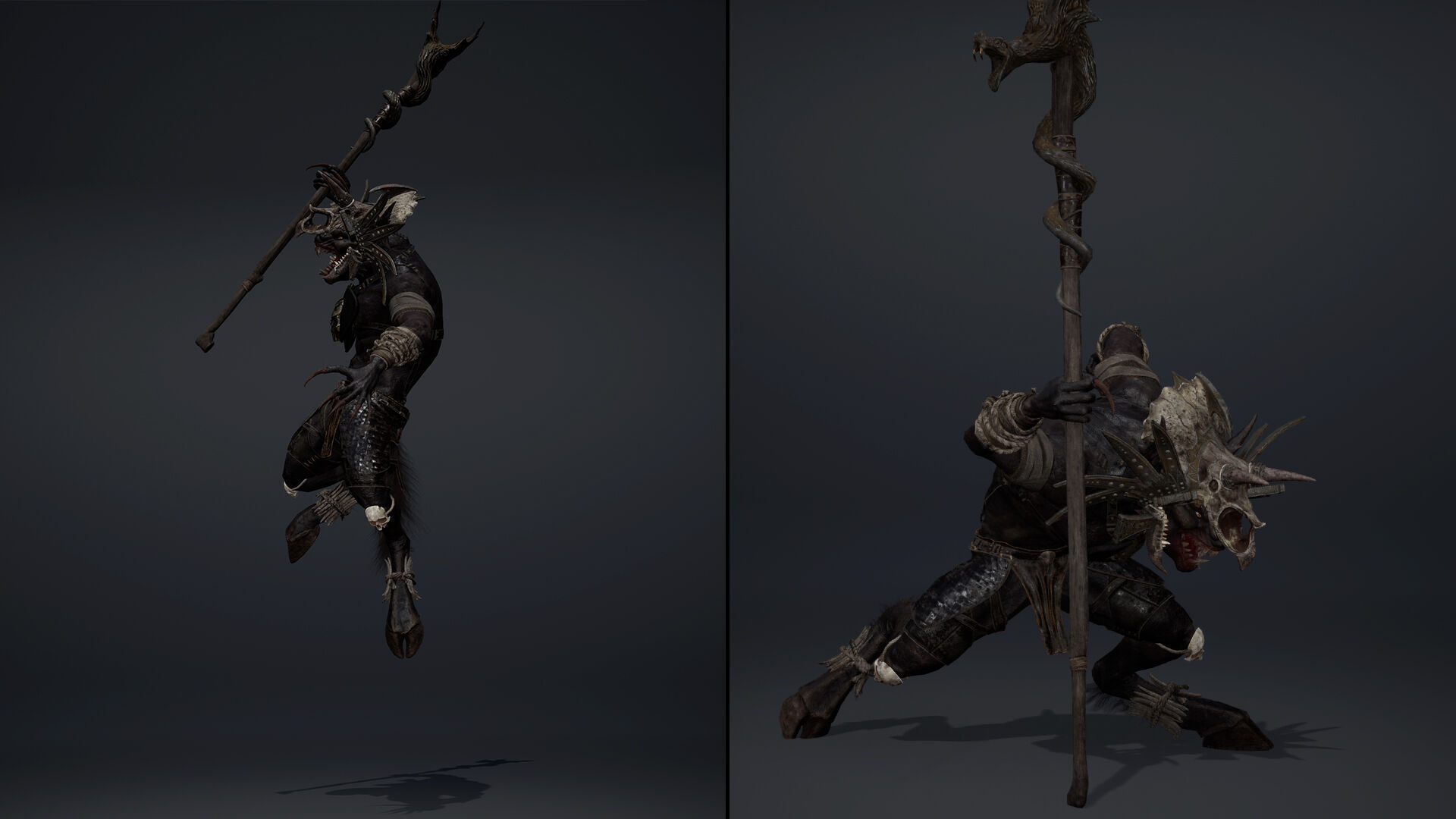 Ember Mage Arm2 Brutal Low-poly 3D model_7