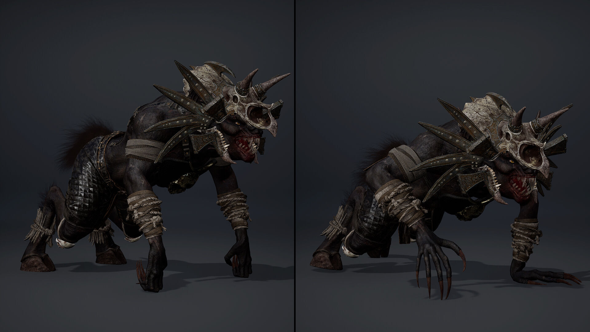 Ember Mage Arm2 Brutal Low-poly 3D model_8