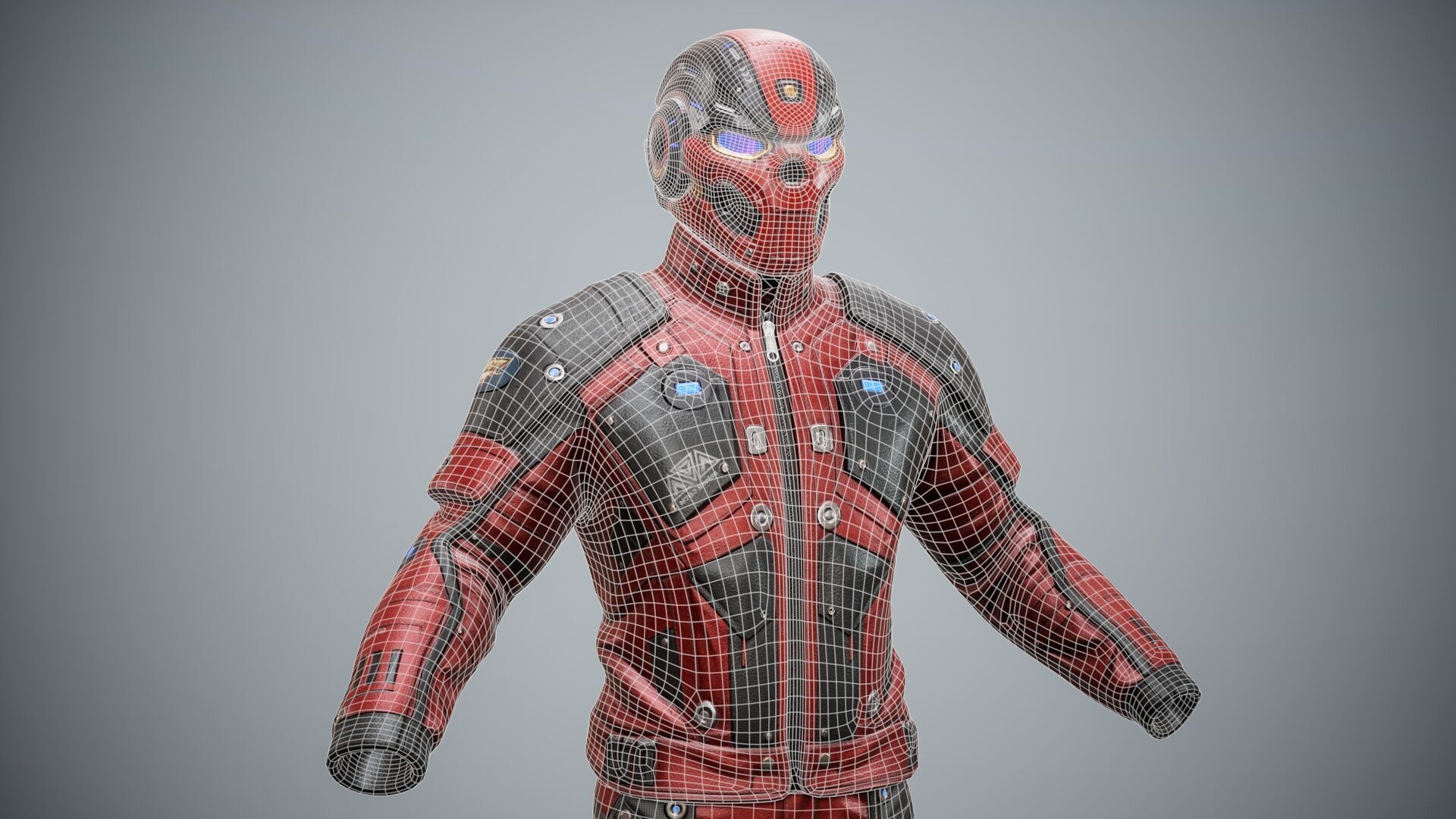 Sci Fi Cyberpunk Pack 01 Low-poly 3D model_36