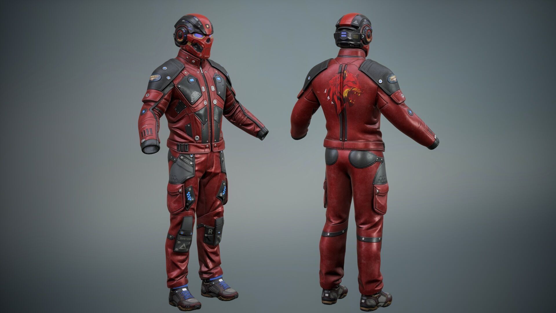 Sci Fi Cyberpunk Pack 01 Low-poly 3D model_17