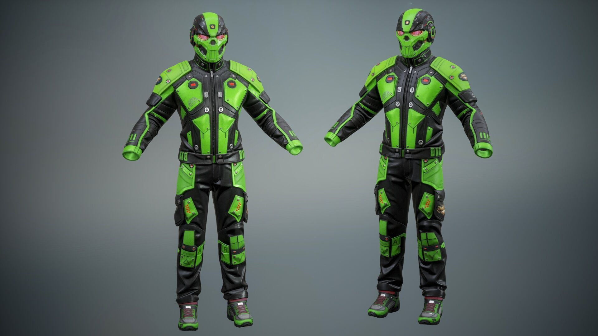 Sci Fi Cyberpunk Pack 01 Low-poly 3D model_20