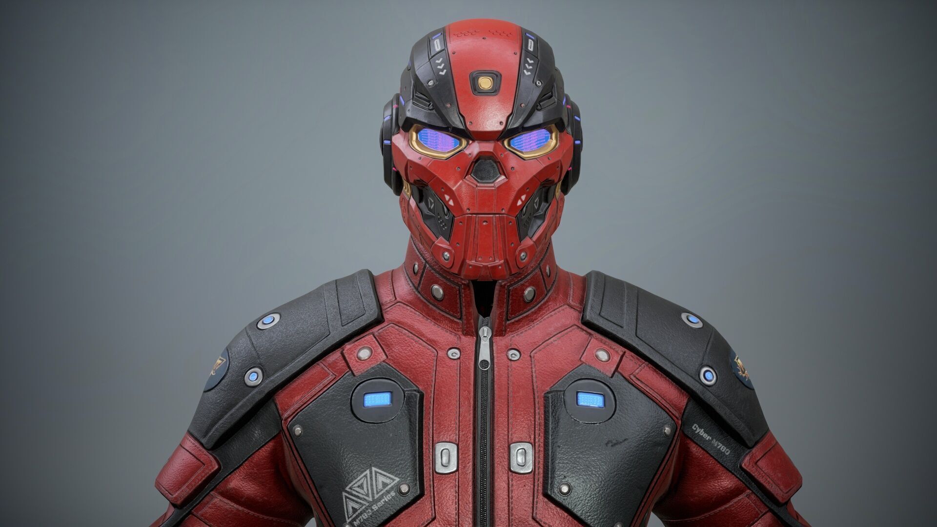 Sci Fi Cyberpunk Pack 01 Low-poly 3D model_7