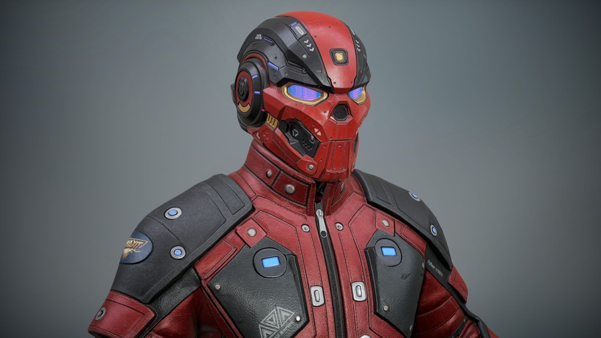 Sci Fi Cyberpunk Pack 01 Low-poly 3D model_5