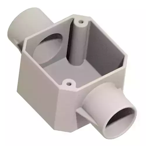 Premium Two Way Junction Box 3D print model