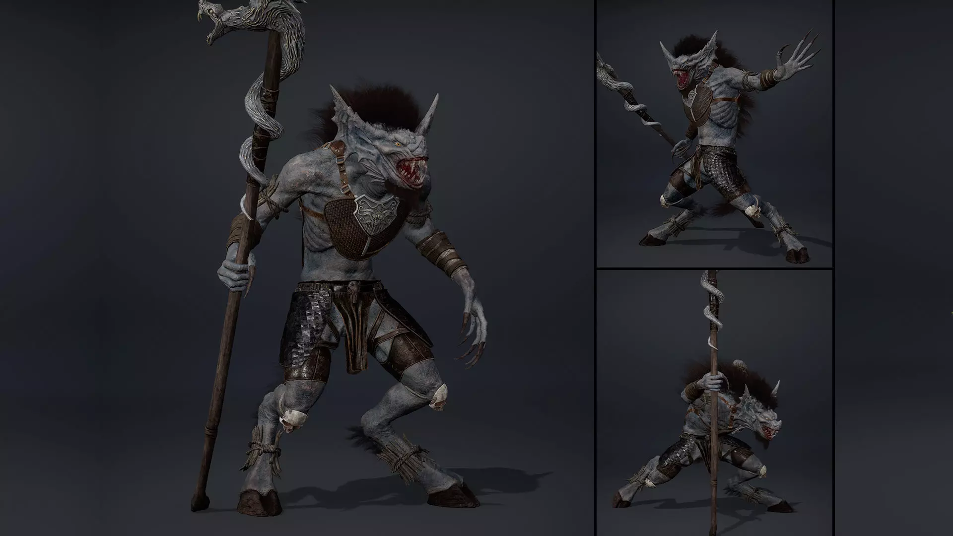 Ember Mage Arm2 Low-poly 3D model_0