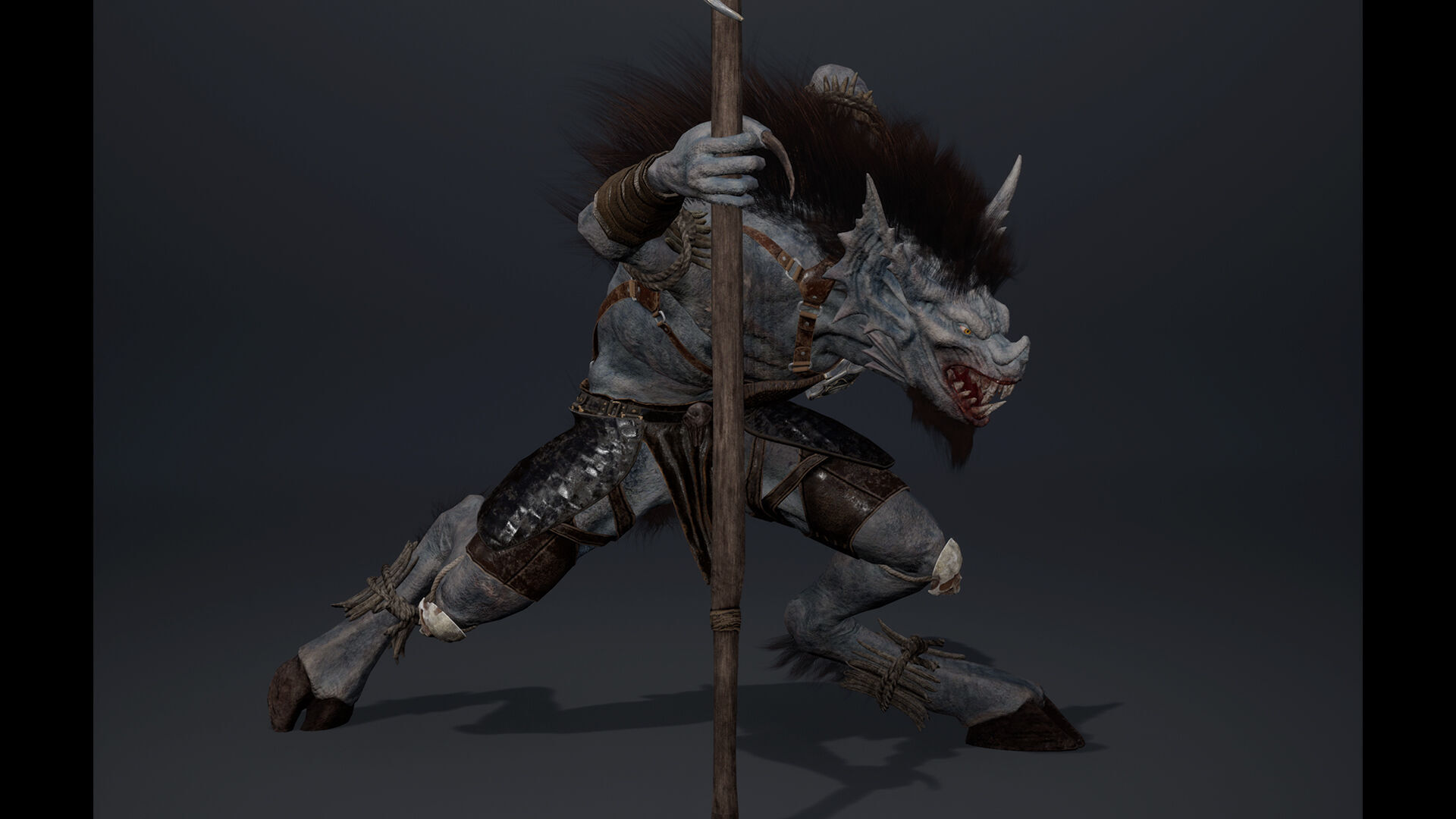 Ember Mage Arm2 Low-poly 3D model_23