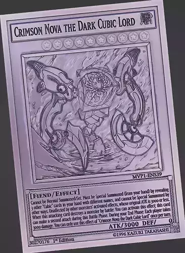 Crimson Nova the Dark Cubic Lord - yu-gi-oh 3D print model