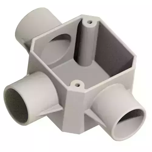 Premium Tee Junction Box 3D print model