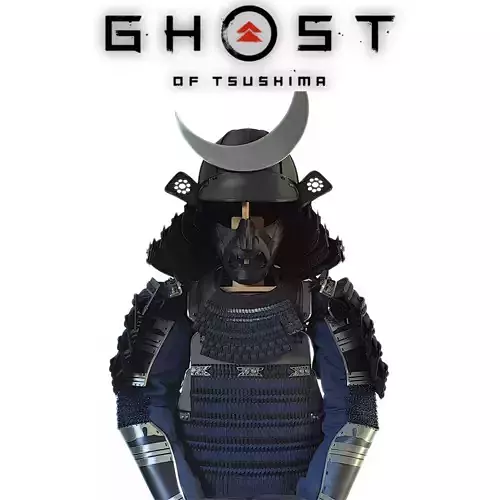 Ghost of Tsushima samurai clan armor kozane version 3D print model
