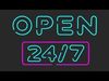 Open Neon Sign 3D model_1