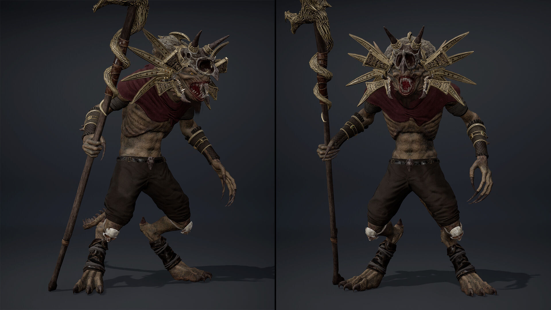 Ember Mage Arm1 Low-poly 3D model_15