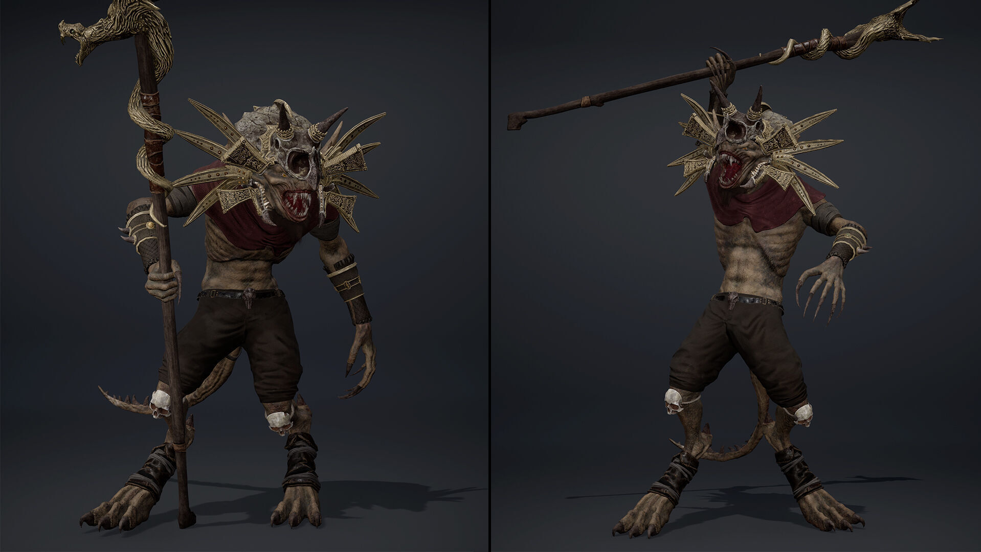 Ember Mage Arm1 Low-poly 3D model_19