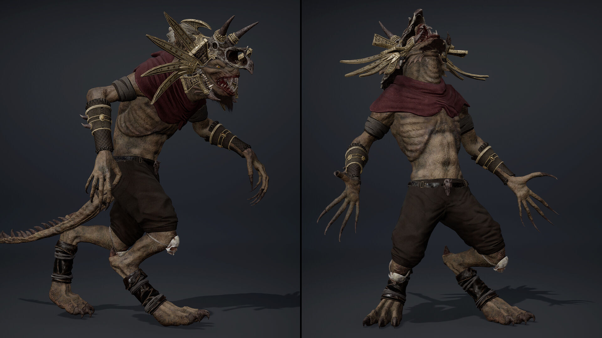 Ember Mage Arm1 Low-poly 3D model_23