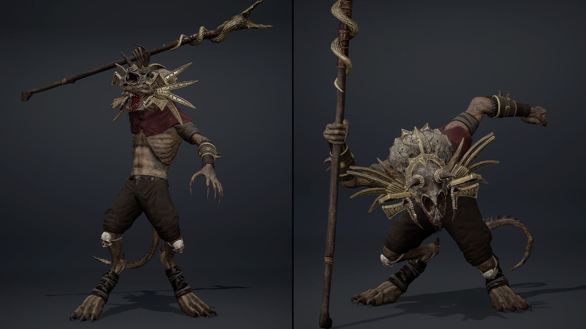 Ember Mage Arm1 Low-poly 3D model_8