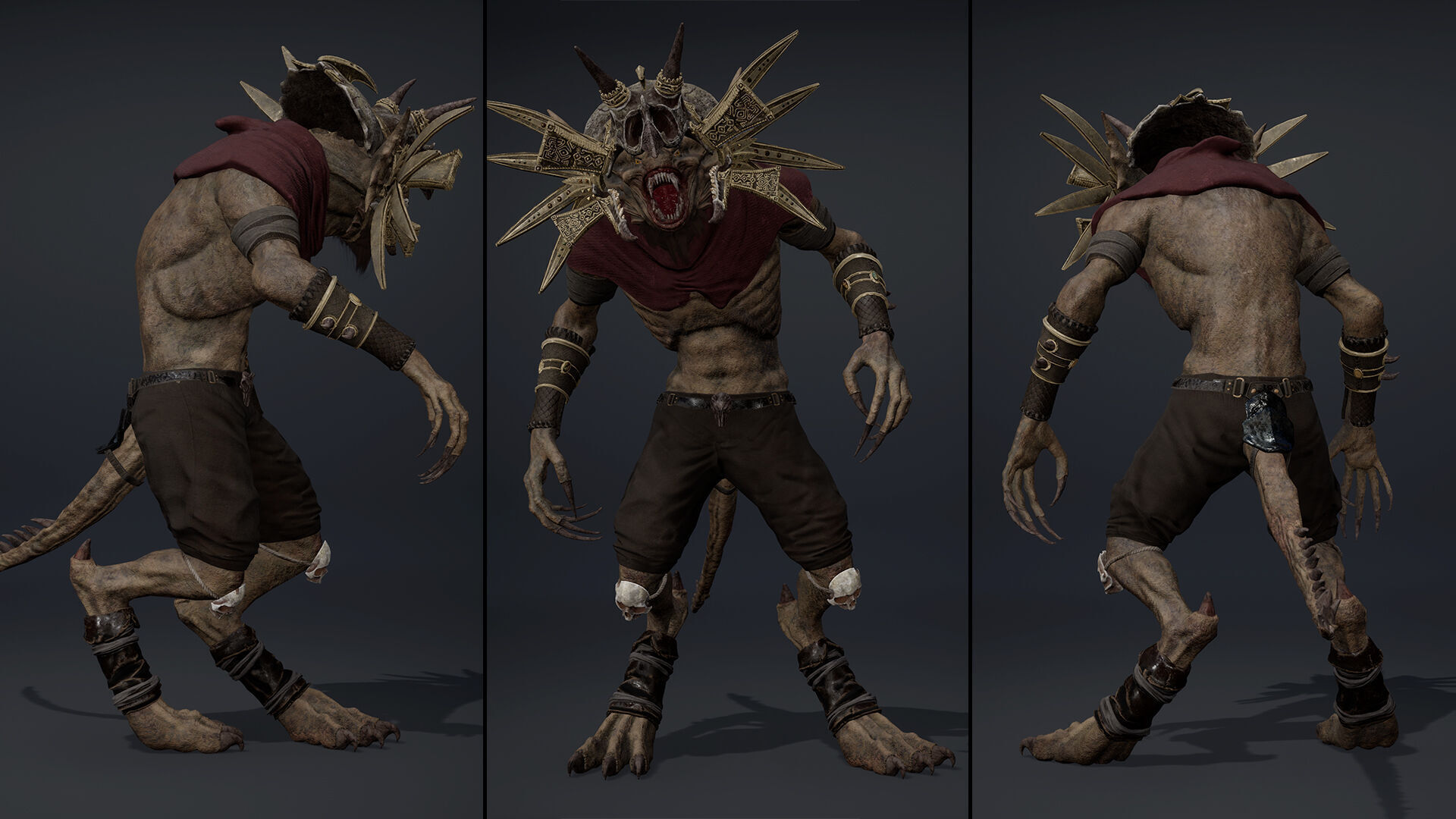 Ember Mage Arm1 Low-poly 3D model_10