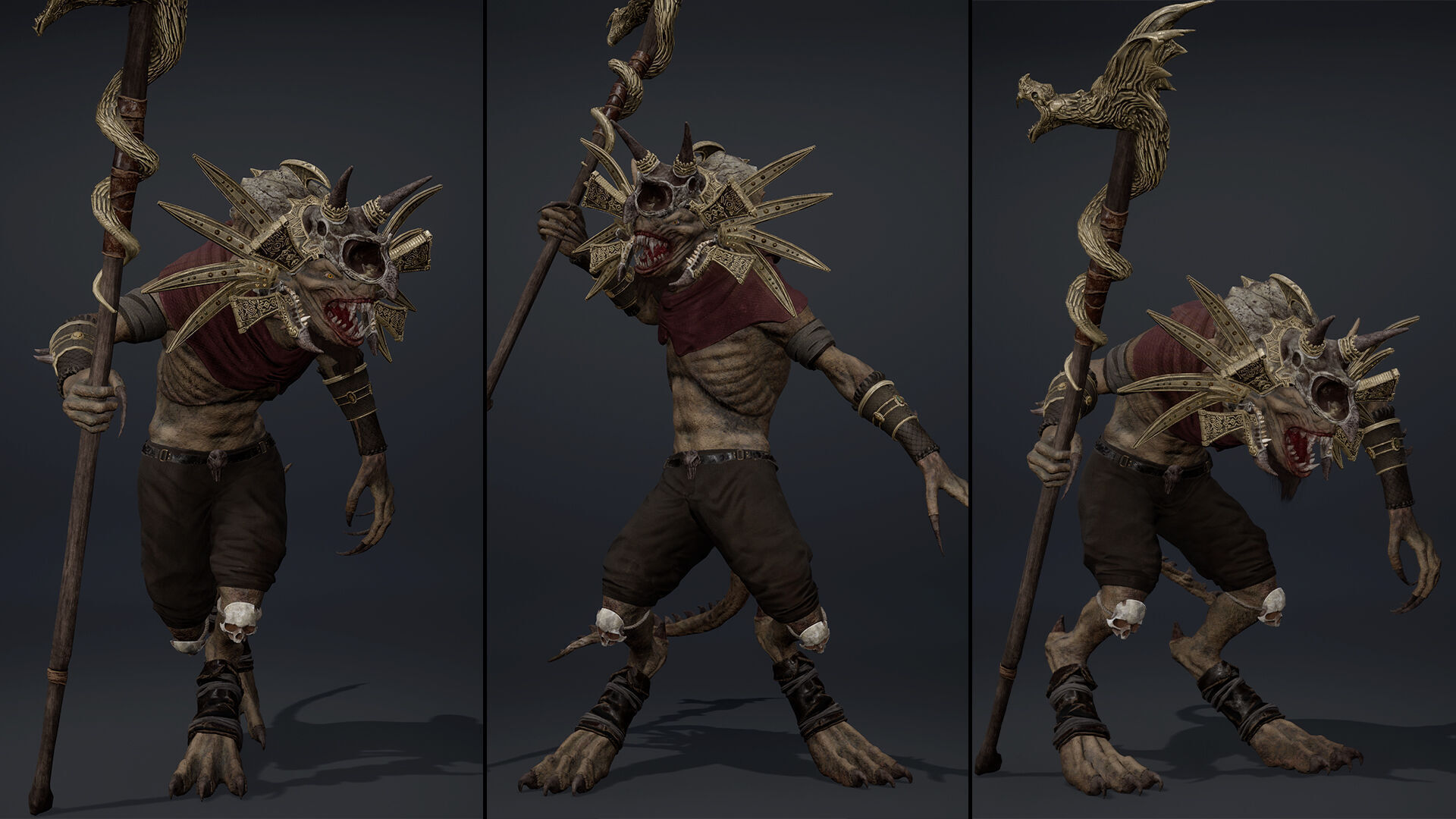 Ember Mage Arm1 Low-poly 3D model_14