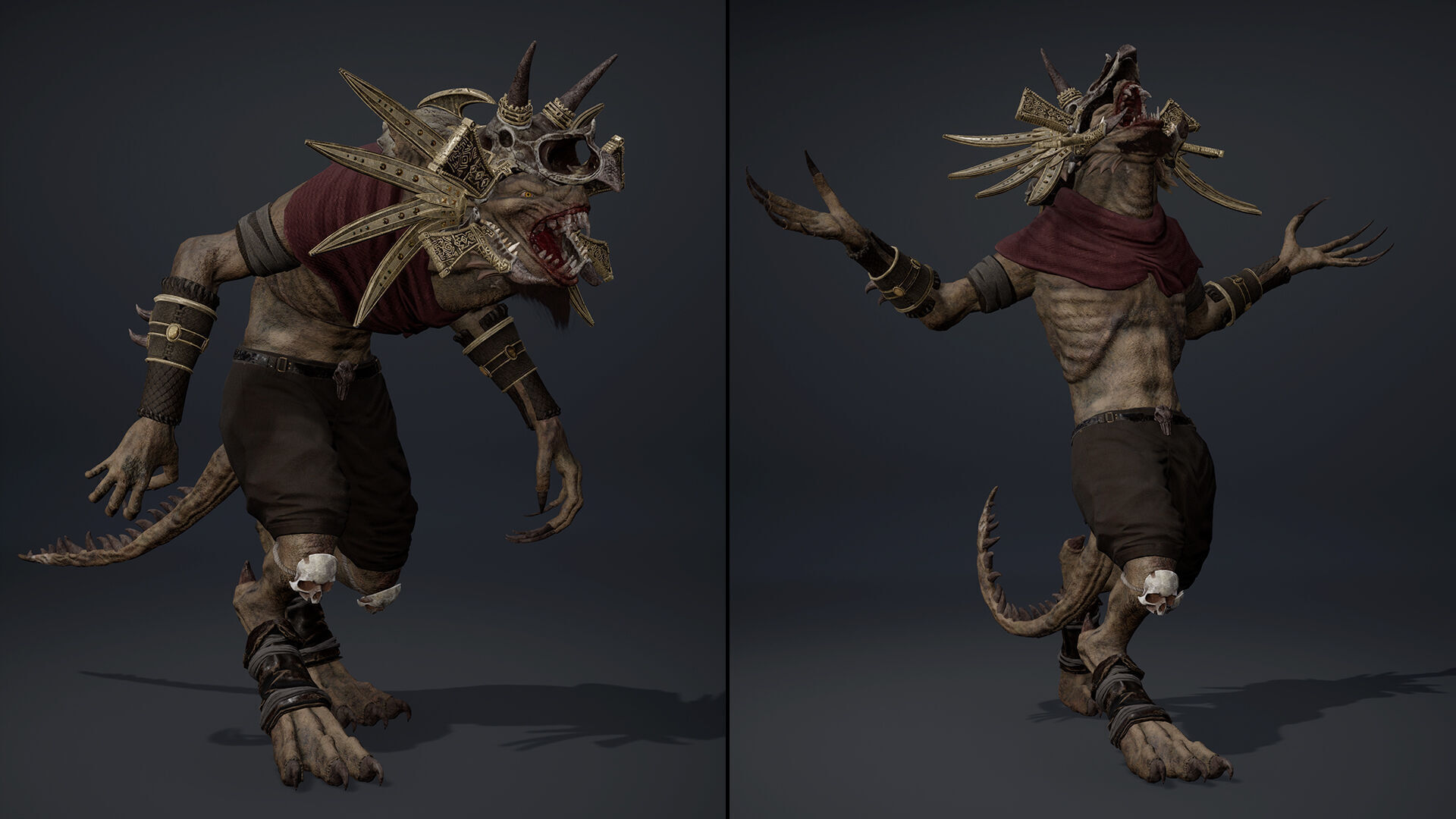 Ember Mage Arm1 Low-poly 3D model_20