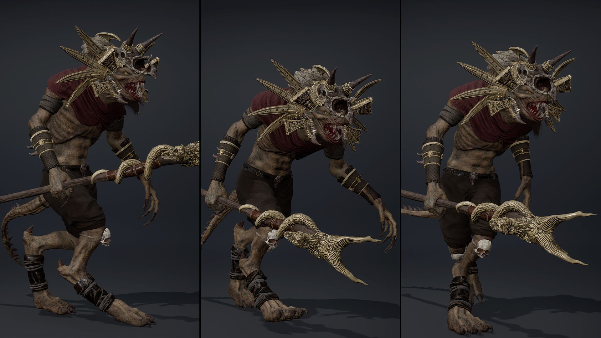 Ember Mage Arm1 Low-poly 3D model_16