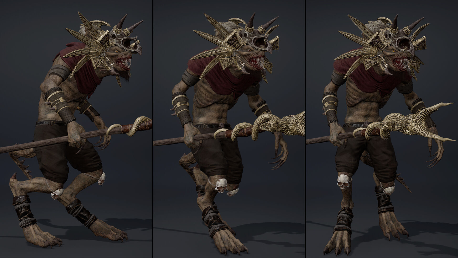 Ember Mage Arm1 Low-poly 3D model_12