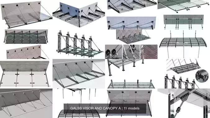 GALSS VISOR AND CANOPY A