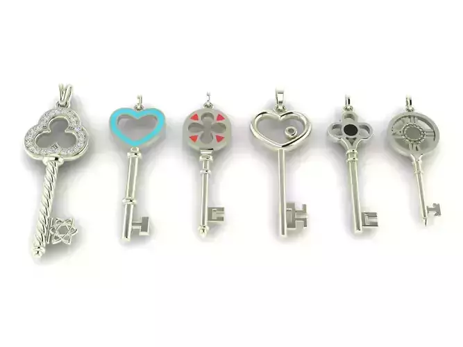 Key chain collection 3D print model