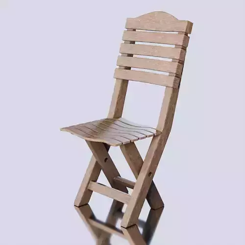 Wooden Chair With MultiLayer De-Noising Master Node Group